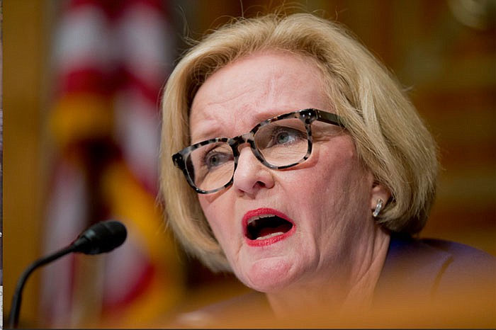 Missouri Sen. Claire McCaskill speaks on Capitol Hill in this undated photo.