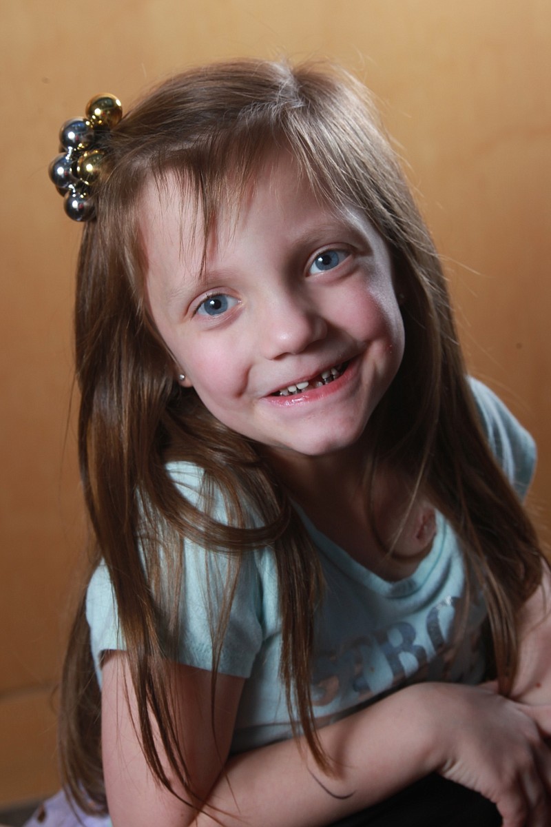 Corie Lavender, 6, a kindergartner at Liberty-Eylau Primary School, was diagnosed with Stage I neurofibromitosis at age 4. She will be a featured model and artist at the Children's Cancer Fund's annual gala April 21 in Dallas. 