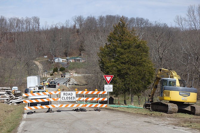 Reconstruction of a 59-year-old bridge over Crows Fork Creek started in February, and should be finished soon, according to MoDOT officials. However, work to replace culverts along Route UU will continue to close traffic during daylight hours through next week.