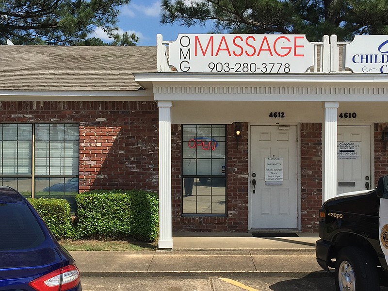 Texarkana, Texas, Police served warrants about 3 p.m. Tuesday, April 25, 2017, at OMG Massage. Ruiyun Li, 46, was arrested on two counts of prostitution.