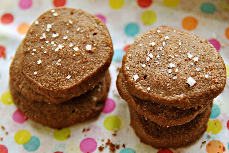 Salt and Pepper Chocolate Sables will be gobbled up in no time. 