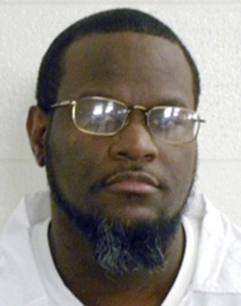 This undated file photo provided by the Arkansas Department of Correction shows death-row inmate Kenneth Williams. Williams' scheduled execution on April 27, 2017 won't move forward, according to a spokesman for Attorney General Leslie Rutledge. Rutledge said the state will not appeal a federal judge's order staying the execution. 