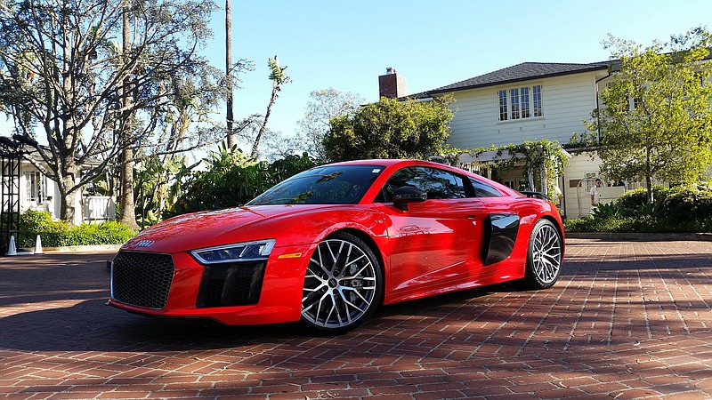 The 2017 Audi R8 Plus, with a 5.2-liter V10 engine, is being touted as an everyday supercar. 