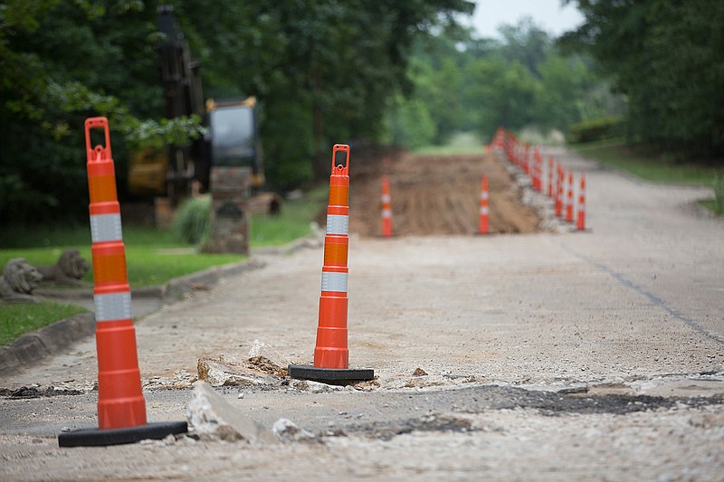 Work has begun on replacing the streets in the Forest Lake neighborhood in Texarkana, Texas  
