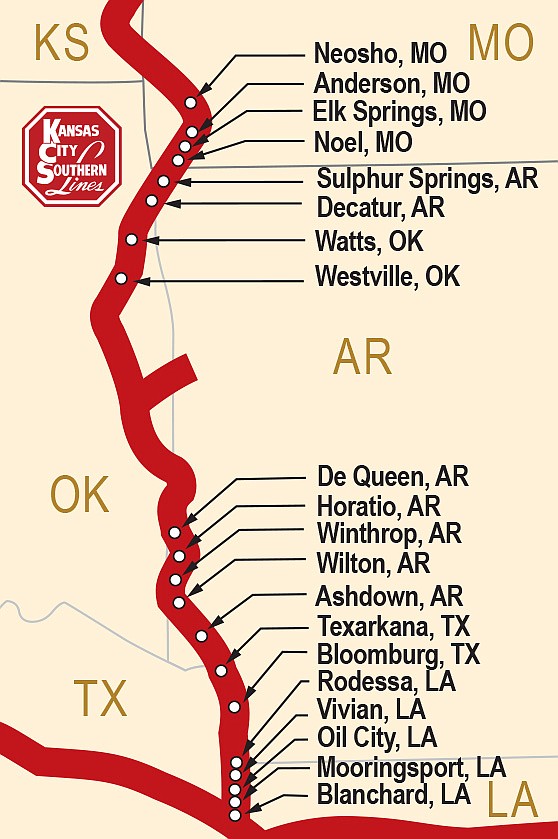 Graphic courtesy of Kansas City Southern Railway Co.