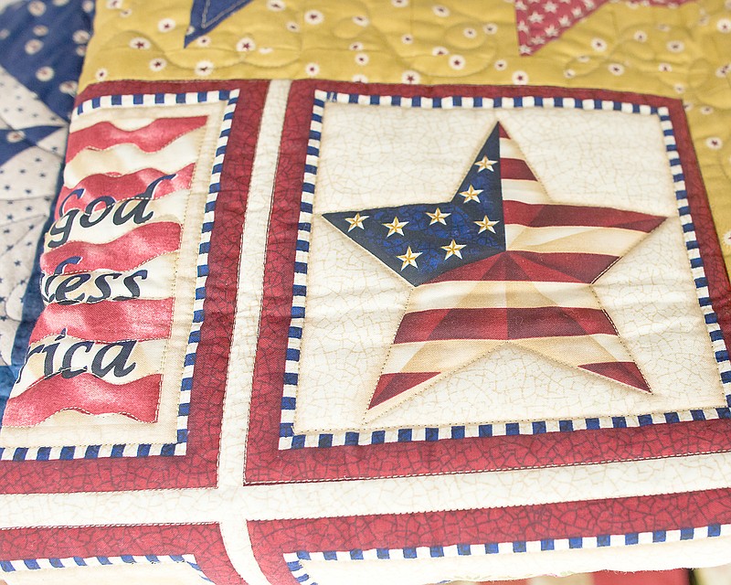 The Missouri River Quilt Guild presented 160 quilts to Veterans and the Central Missouri Honor Flight. (May 2017 News Tribune photo)