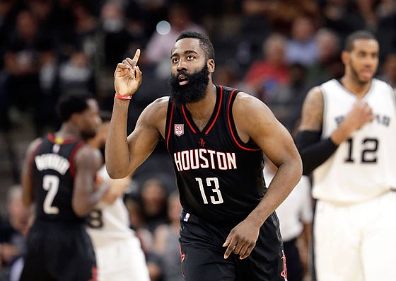 James Harden of the Rockets was the lone unanimous selection to the All-NBA team this season.