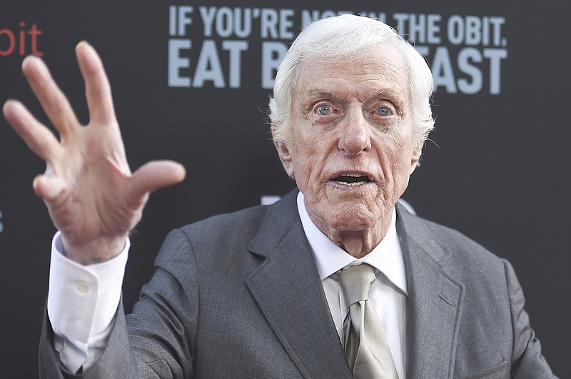 Dick Van Dyke attends the LA Premiere of "If You're Not in the Obit, Eat Breakfast" on Wednesday at the Samuel Goldwyn Theater in Beverly Hills, California. 