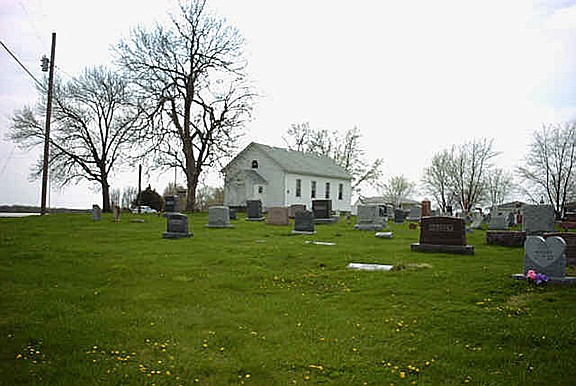 Mount Carmel church cemetery. 