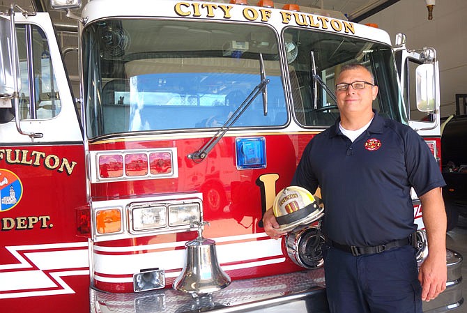 After working 20 years with Fulton's fire department, Kevin Coffelt is stepping up as the new fire chief.