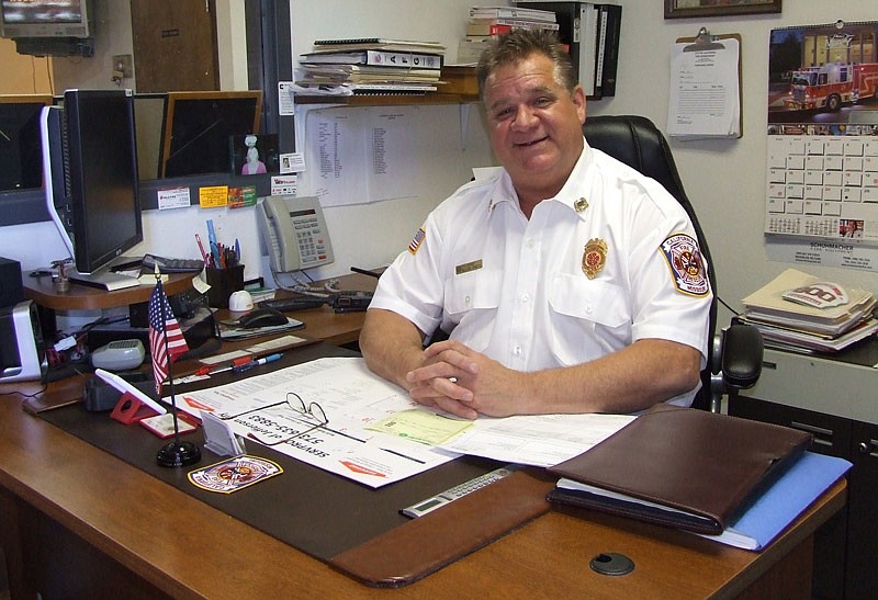 California Fire Chief Allen Smith poses for a May 2017 photo.