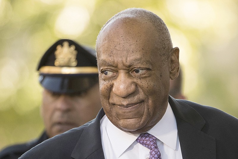 Bill Cosby arrives for his sexual assault trial Friday at the Montgomery County Courthouse in Norristown, Pennsylvania.