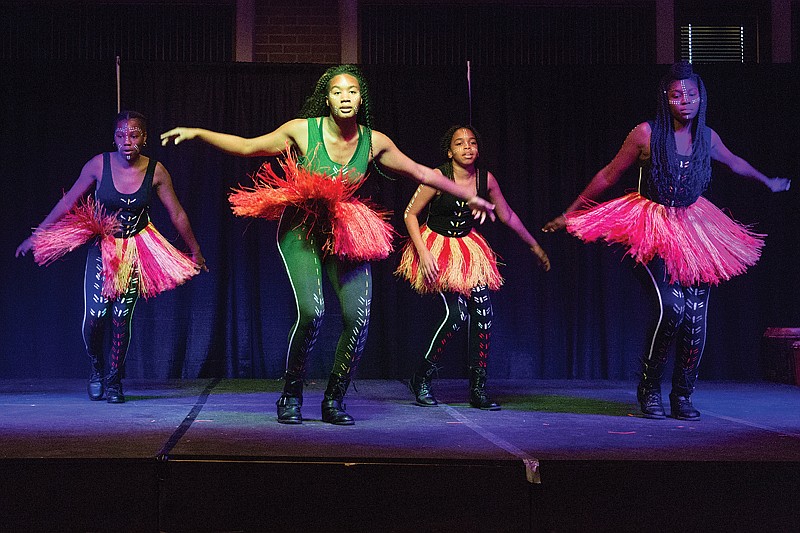 The YoungSTARS from Little Rock, Ark., perform at the Keeping Our History Alive show Saturday evening at Texarkana College. Presented by The Scholars and the Texarkana College Black Student Association, the annual event brings African history to life with dance, jazz music, spoken word, Afrocentric fashions and more.