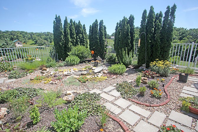 The "Berms and Beds" garden.