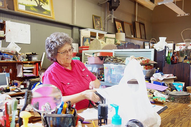 Sharon Vaught, owner of Cornerstone Antiques in downtown Fulton, is retiring after 28 years of operating the business. She said she hopes to pass Cornerstone on to a passionate young person.