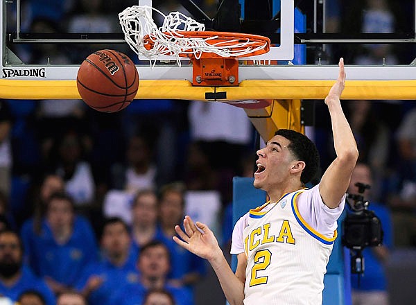 Lonzo Ball of UCLA figures to be the No. 2 pick to the Los Angeles Lakers tonight.