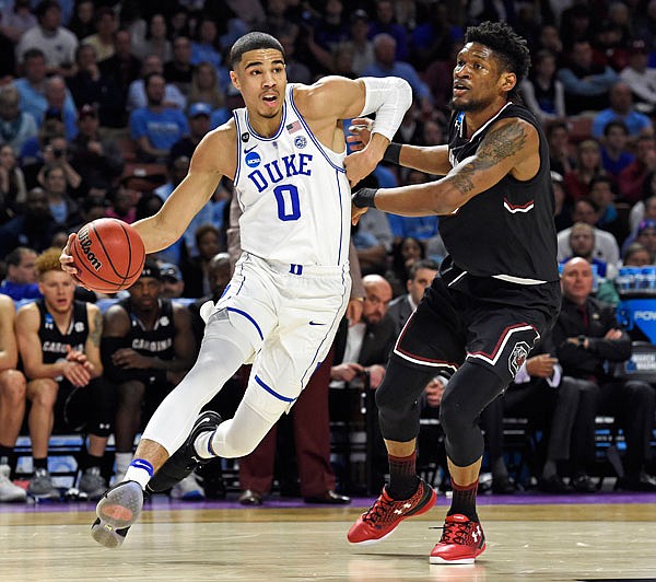 Jayson Tatum of Duke, a native of St. Louis, figures to go among the top five selections in tonight's NBA draft.