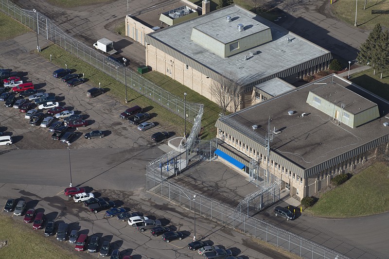 This Dec. 10, 2015 aerial photo, shows Lincoln Hills School in Irma, Wis.  A federal judge branded Wisconsin's juvenile prison for boys as a "troubled institution" on Thursday, June 22, 2017, saying it puts too many inmates in isolation and over-relies on pepper spray and shackles when other less intrusive alternatives to control behavior could be used.  (Mark Hoffman/Milwaukee Journal-Sentinel via AP)