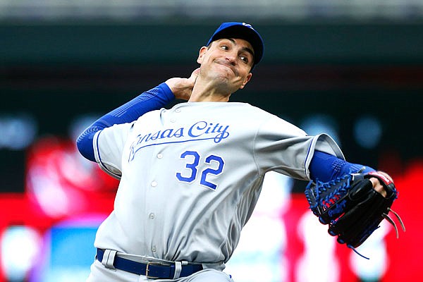 Relief pitcher Chris Young, the Royals' winning pitcher in the 2015 World Series opener, has been designated for assignment.