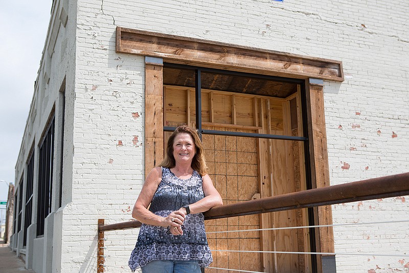 Debbie Sheppard, co-owner of Redbone Magic Brewing Co., says they hope to open the new brewery/restaurant on Texas Boulevard in March 2018. 