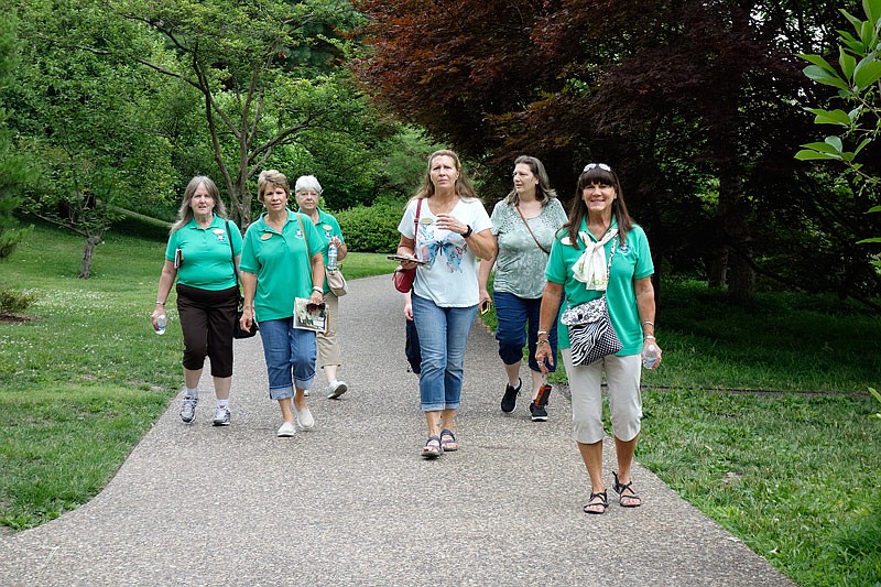 Members of the Fulton Garden Club hosted a trip Thursday, June 22, 2017 to Missouri Botanical Garden in St. Louis, accompanied by members of other clubs in Mexico, Columbia and Eldon. About 40 people joined the adventure.