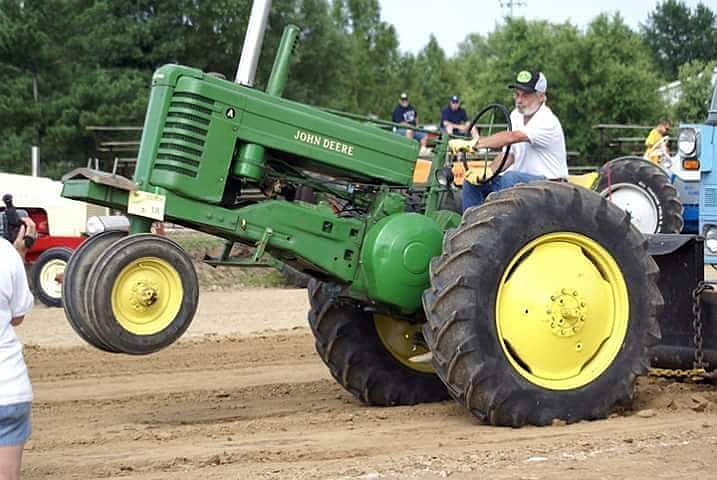 A variety of tractors will take part in the Morgan County Fair's annual Antique and Farm Tractor Pull, held at 7 p.m. July 15 at the fairgrounds grandstand arena in Versailles, Mo.