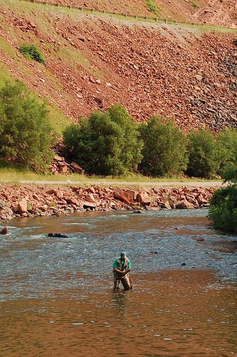 Fishing the Rocky Mountains in Colorado is a great summer escape. 
