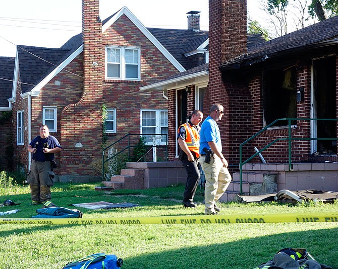 Fulton firefighters responded to a duplex fire in the 900 block of Nichols Street Friday evening in which a man died. Fulton Fire Chief Kevin Coffelt said they got him out of the house but he died. "We got the call at 4:13 and arrived at 4:16," he said, adding flames were pouring out of the windows when fire trucks pulled in. More information will be furnished later, Coffelt said.