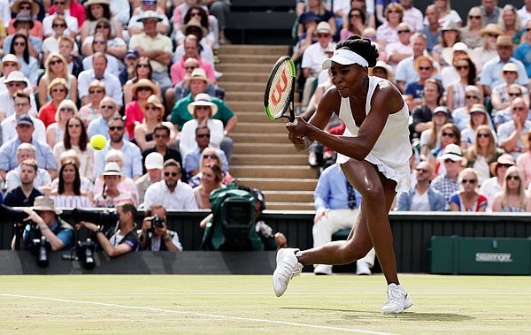 Venus Williams will play in her ninth Wimbledon singles final today.