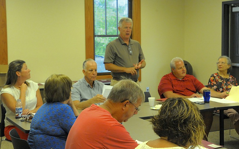 Mike Kelley updated the California Area Chamber of Commerce on the Moniteau County Regional Economic Development (MRED) Council's activities.