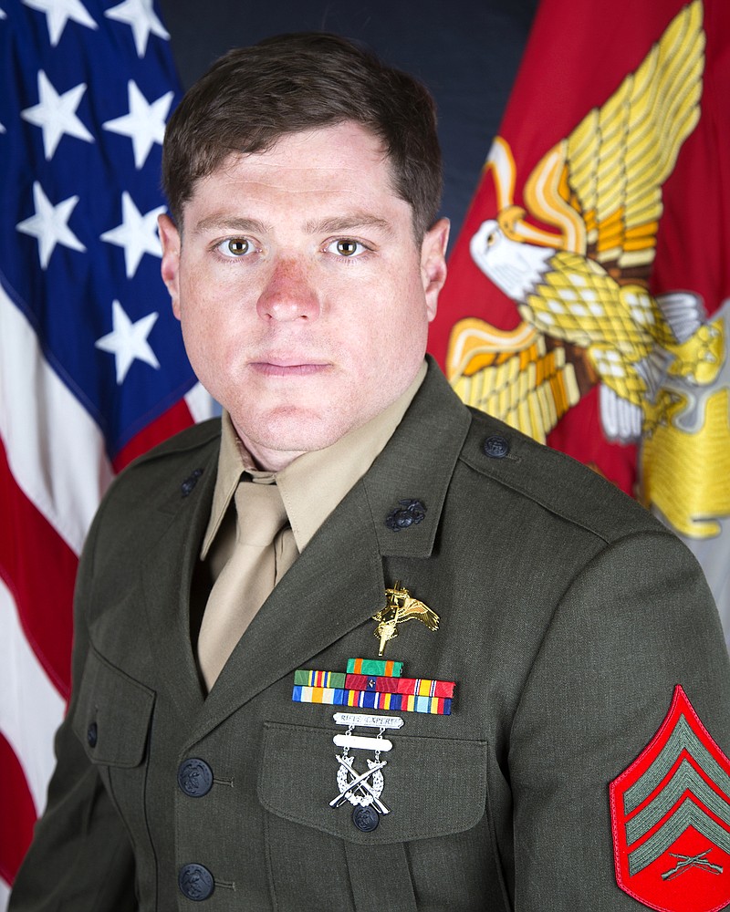 <p>Submitted</p><p>U.S. Marine Talon Leach was killed in an aircraft crash last week in Mississippi. The date of his funeral has not been determined.</p>