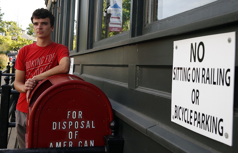 <p>AP</p><p>Julian Senn-Raemont stands in downtown Woodstock, Illinois. The 24-year-old writer-musician hasn’t known a world without a health care safety net and hates being forced by law to get coverage. Insurers need young, healthy enrollees like him to keep premiums down for everyone something Republicans building a replacement for the Affordable Care Act have addressed with gap-in-coverage penalties and lower prices for some young adults.</p>