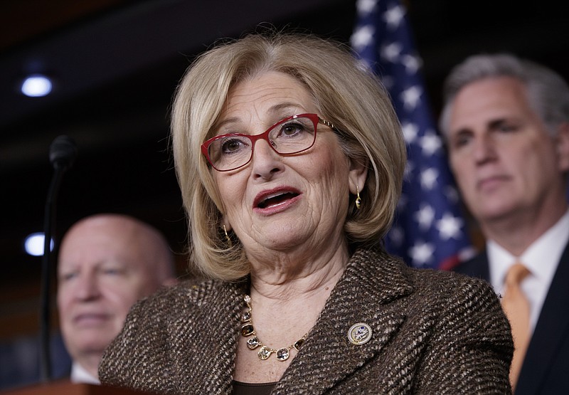 <p>AP</p><p>House Budget Committee Chair Rep. Diane Black, R-Tenn. speaks on Capitol Hill in Washington. House Republicans on Tuesday unveiled a budget that makes deep cuts in food stamps and other social safety net programs while boosting military spending by billions, a blueprint that pleases neither conservatives nor moderates.</p>