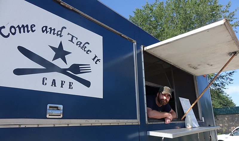The Come and Take It Cafe food truck has been open in Atlanta more than a year. Its owner J. P. Denson is ready to expand to a location in downtown Atlanta, Texas.