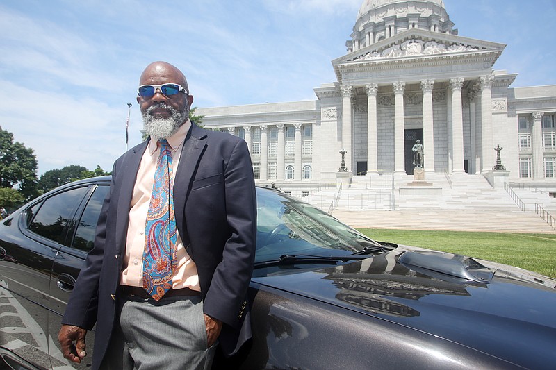 Gerry Mack, of Jefferson City, is an Uber driver who works in Columbia.