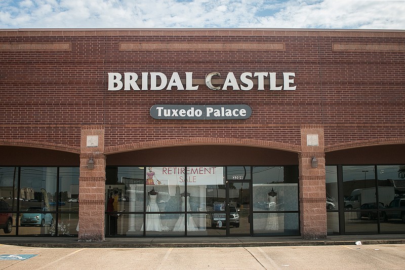 Bridal Castle Tuxedo Palace is closing its doors to the public with today being its last day open. The business at 3209 Kennedy Lane will be open from 10 a.m. to 4 p.m. today for the last time. The Texarkana business has served area brides, grooms and formal event attendees since 1971.