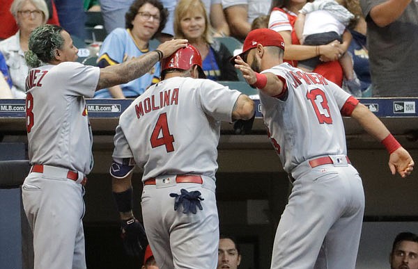 Molina, Weaver lead Cardinals to 5-4 win against Brewers | Jefferson ...