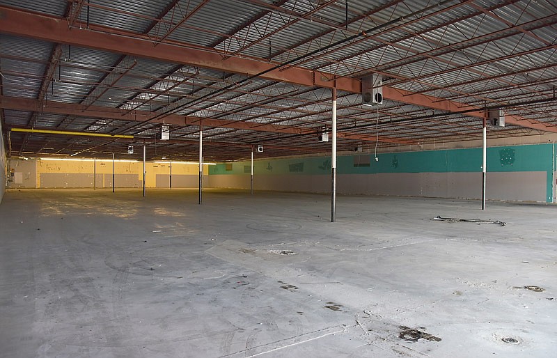 The former Hastings store is now empty and stripped to the walls as a new business prepares to move into the space. Here Today will begin renovating the building as they expand the company's market into Jefferson City.