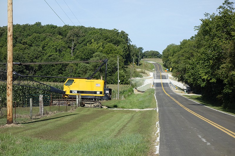Work is complete and the bridge in Callaway County on Route H — between U.S. 54 and Route J — is open. The new two-lane bridge replaces an old single-lane structure.