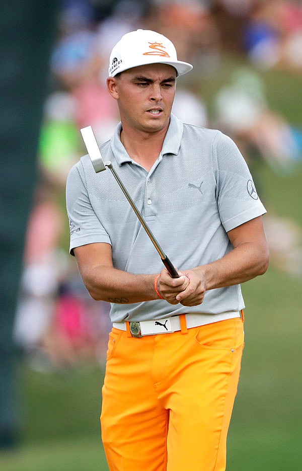 Rickie Fowler watches his putt on the 16th hole during Sunday's final round of the PGA Championship at the Quail Hollow Club in Charlotte, N.C. Fowler is one of golf's top players yet to win a major tournament.