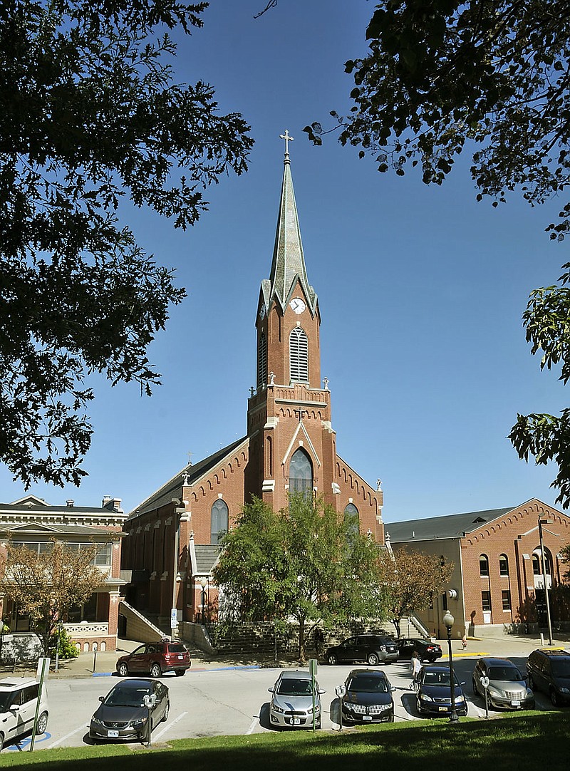 This 2015 file photo shows St. Peter Catholic Church in Jefferson City, Mo.