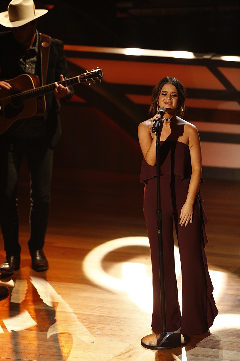 Maren Morris performs during the 11th annual ACM Honors at the Ryman Auditorium on Wednesday, Aug. 23, 2017, in Nashville, Tenn. (Photo by Wade Payne/Invision/AP)