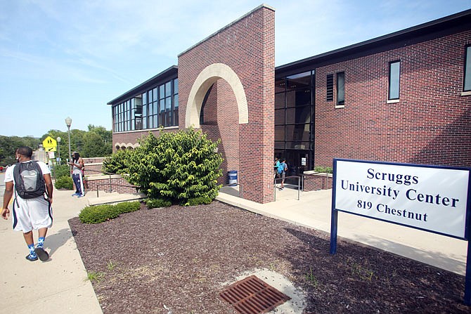 This August 2017 photo shows Scruggs University Center on the Lincoln University campus in Jefferson City.