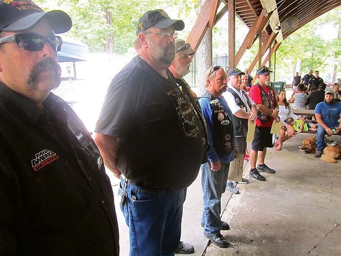 These veterans were among the honorees Aug. 27, 2017, at the annual Veterans Appreciation at the Park event, held at Memorial Park in Jefferson City. About 300 veterans and family members came to the event by mid-afternoon.