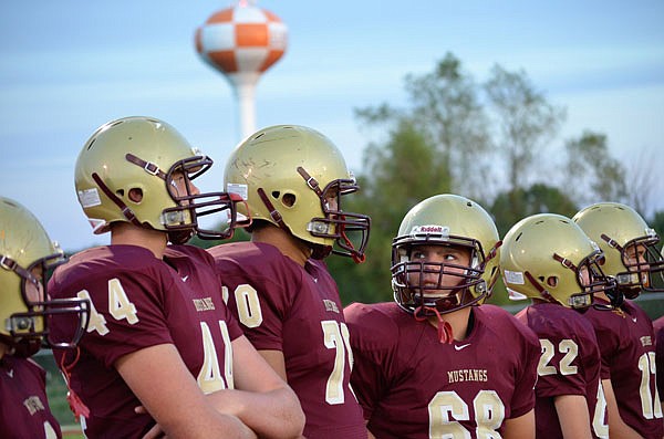 The Eldon Mustangs will take on the Blair Oaks Falcons tonight in Wardsville in a battle of undefeated, state-ranked teams.