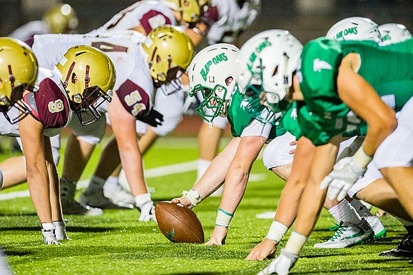 The Blair Oaks Falcons and Eldon Mustangs square off Friday night in Wardsville.  