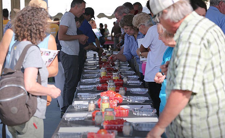 <p>Submitted</p><p>The Bradford Research Center Tomato Festival featured about 150 varieties of tomatoes and a 75 varieties of peppers. More than 1,000 people attended the event, which took place Thursday.</p>