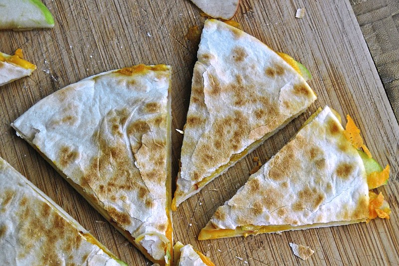 Cheese and Apple Quesadillas 