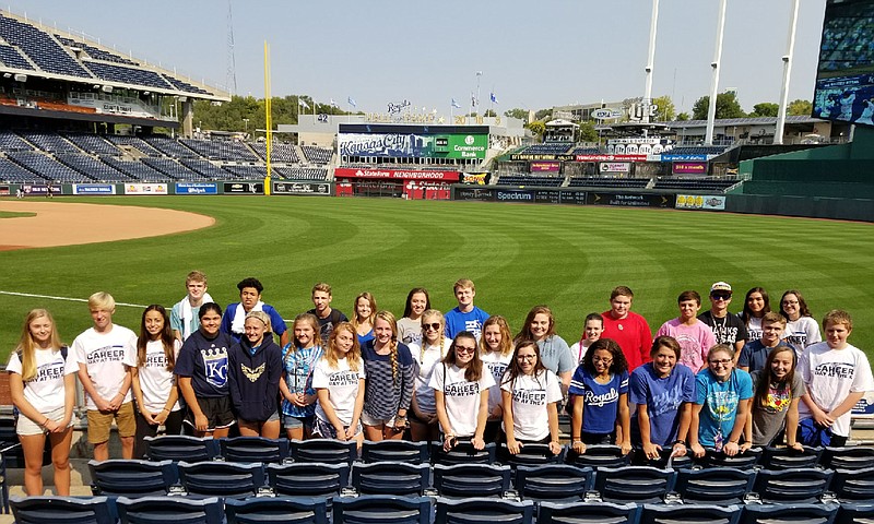32 members of Fulton's Future Business Leaders of America chapter traveled to Kaufman Stadium on Sept. 13 for the 2017 Career Day at the K. 