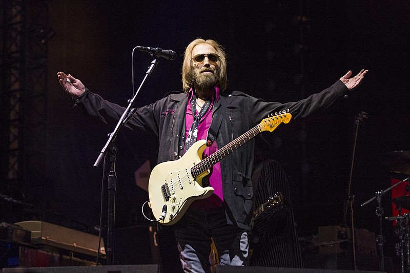  In this Sept. 17, 2017, file photo, Tom Petty of Tom Petty and the Heartbreakers appears at KAABOO 2017 in San Diego, Calif. Petty has died at age 66. Spokeswoman Carla Sacks says Petty died Monday night, Oct. 2, 2017, at UCLA Medical Center in Los Angeles after he suffered cardiac arrest. 